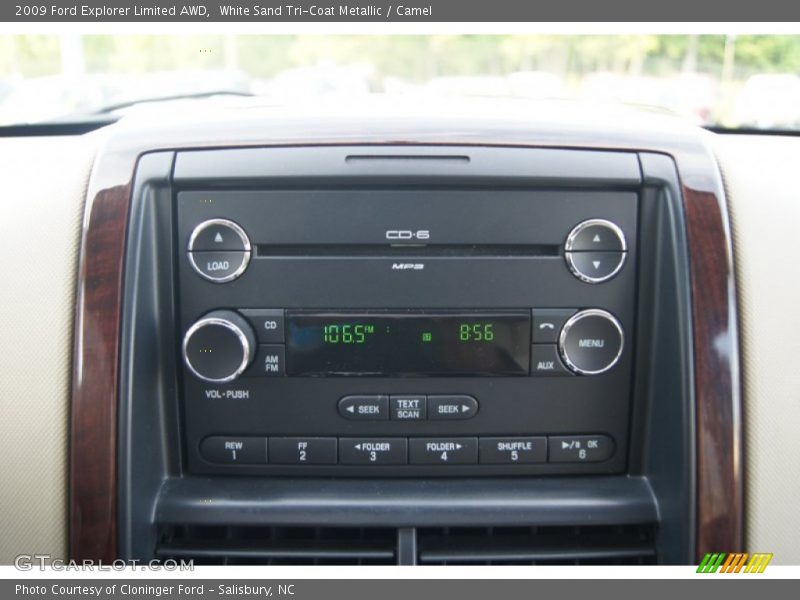 Controls of 2009 Explorer Limited AWD