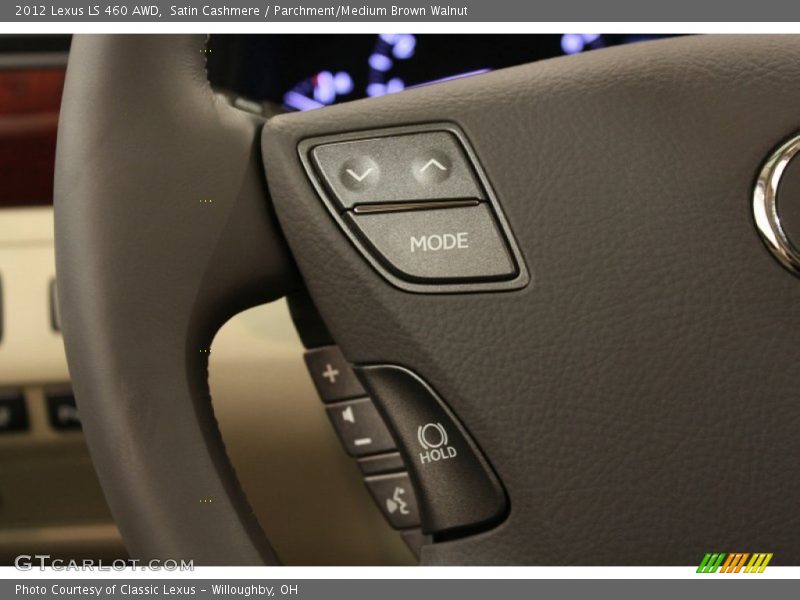 Satin Cashmere / Parchment/Medium Brown Walnut 2012 Lexus LS 460 AWD