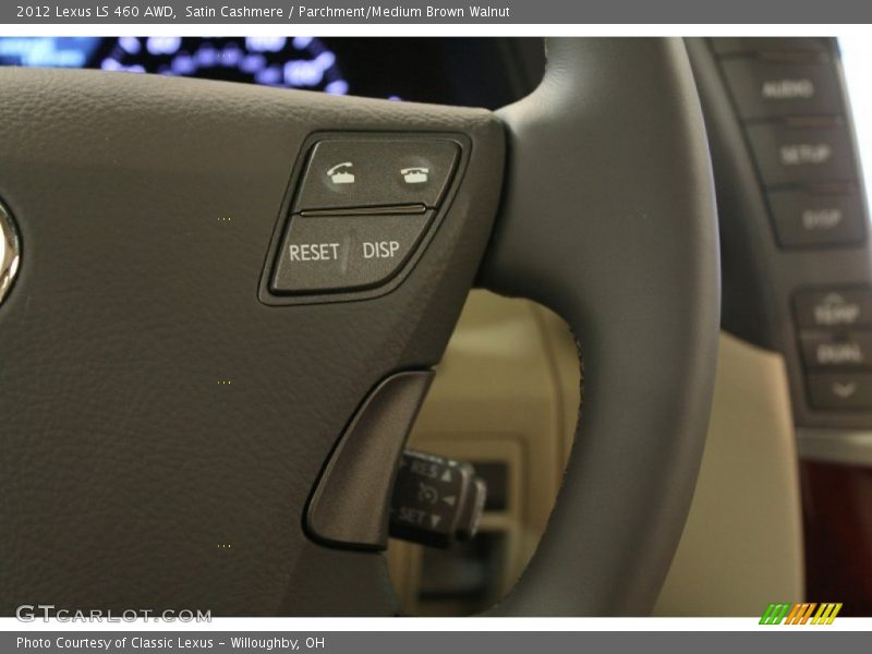 Satin Cashmere / Parchment/Medium Brown Walnut 2012 Lexus LS 460 AWD