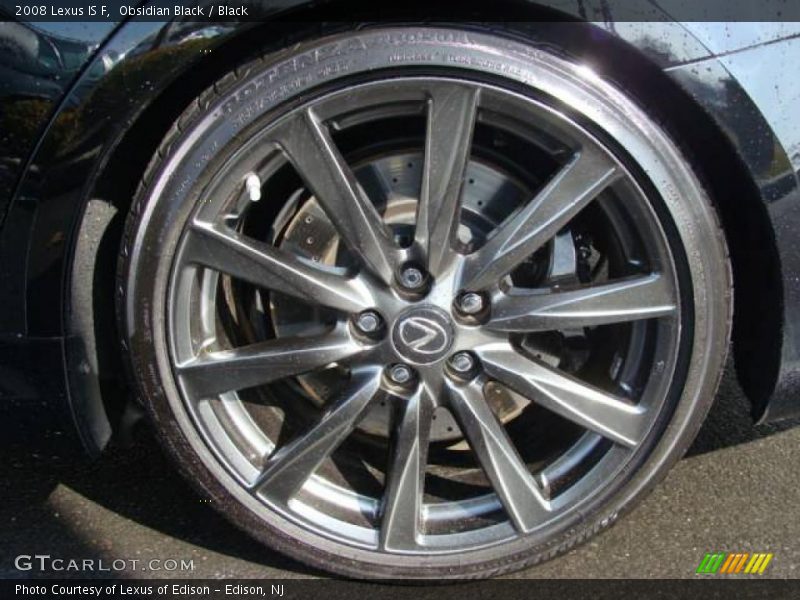 Obsidian Black / Black 2008 Lexus IS F