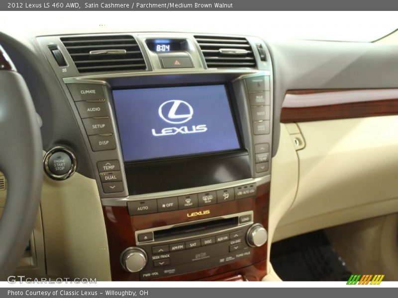 Satin Cashmere / Parchment/Medium Brown Walnut 2012 Lexus LS 460 AWD