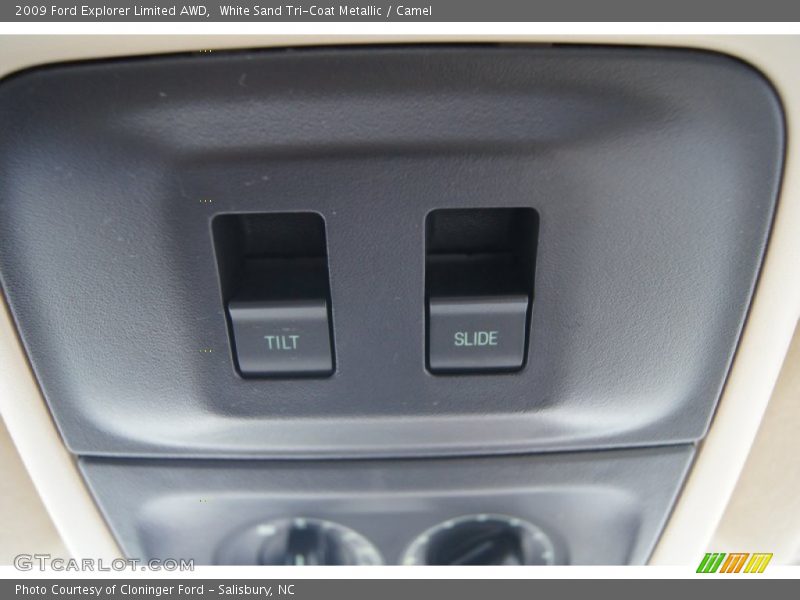 White Sand Tri-Coat Metallic / Camel 2009 Ford Explorer Limited AWD