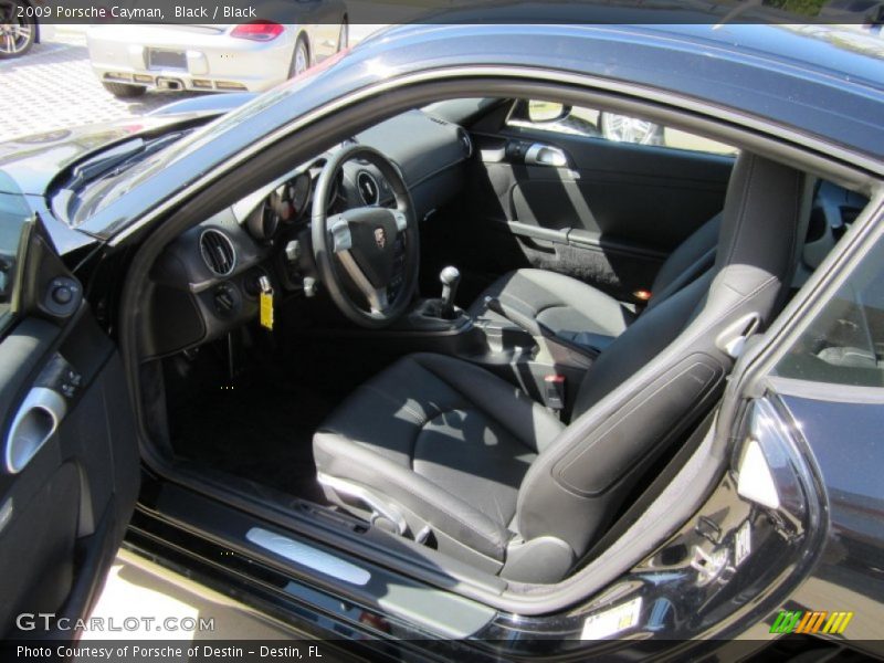 Black / Black 2009 Porsche Cayman