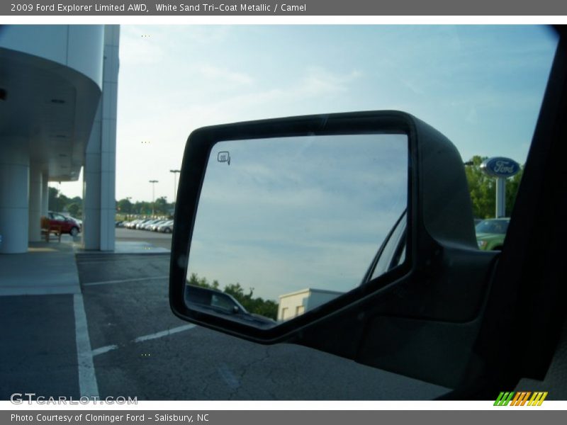 White Sand Tri-Coat Metallic / Camel 2009 Ford Explorer Limited AWD