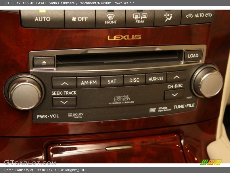Satin Cashmere / Parchment/Medium Brown Walnut 2012 Lexus LS 460 AWD