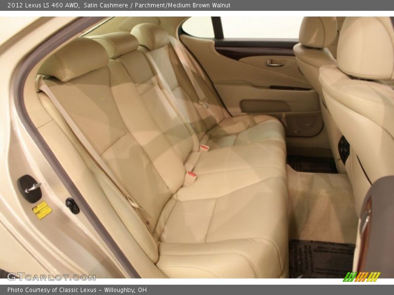 Satin Cashmere / Parchment/Medium Brown Walnut 2012 Lexus LS 460 AWD