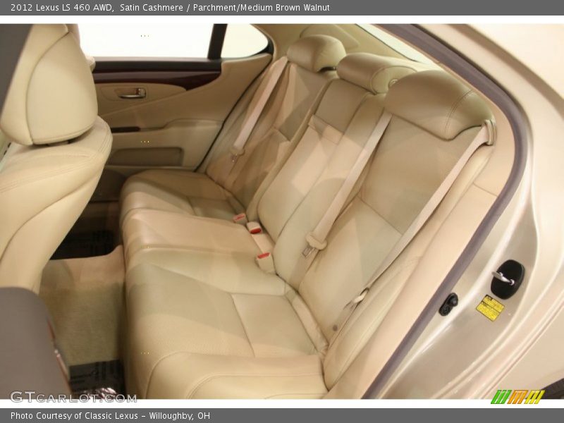 Satin Cashmere / Parchment/Medium Brown Walnut 2012 Lexus LS 460 AWD