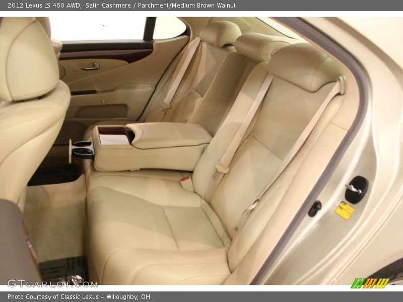 Satin Cashmere / Parchment/Medium Brown Walnut 2012 Lexus LS 460 AWD