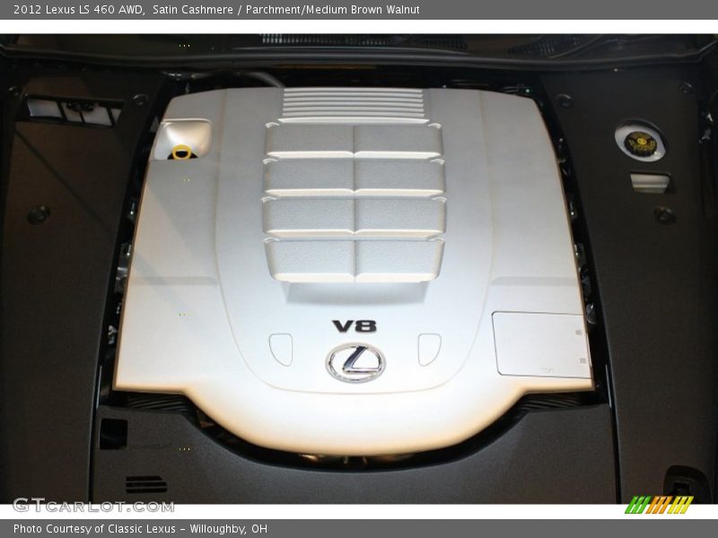 Satin Cashmere / Parchment/Medium Brown Walnut 2012 Lexus LS 460 AWD