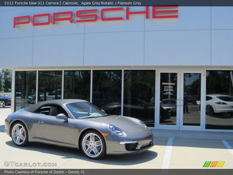  2012 New 911 Carrera S Cabriolet Agate Grey Metallic