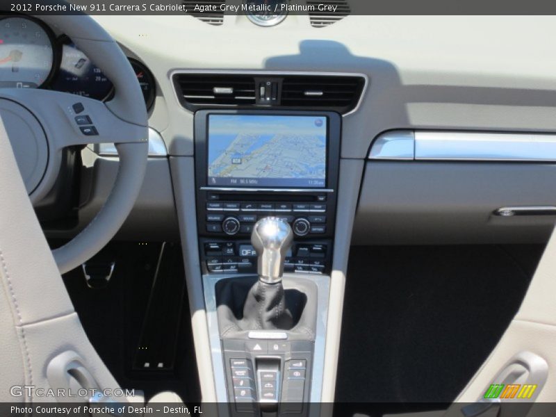 Agate Grey Metallic / Platinum Grey 2012 Porsche New 911 Carrera S Cabriolet