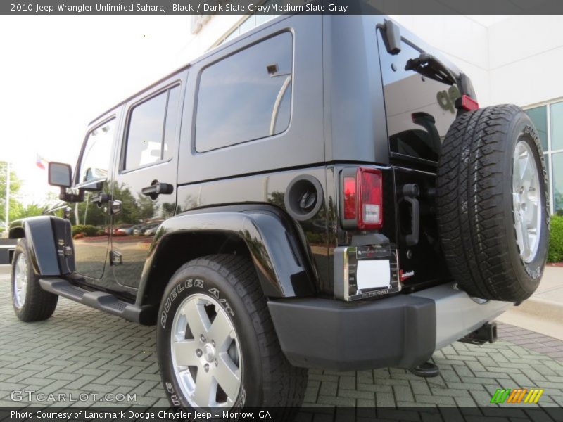 Black / Dark Slate Gray/Medium Slate Gray 2010 Jeep Wrangler Unlimited Sahara