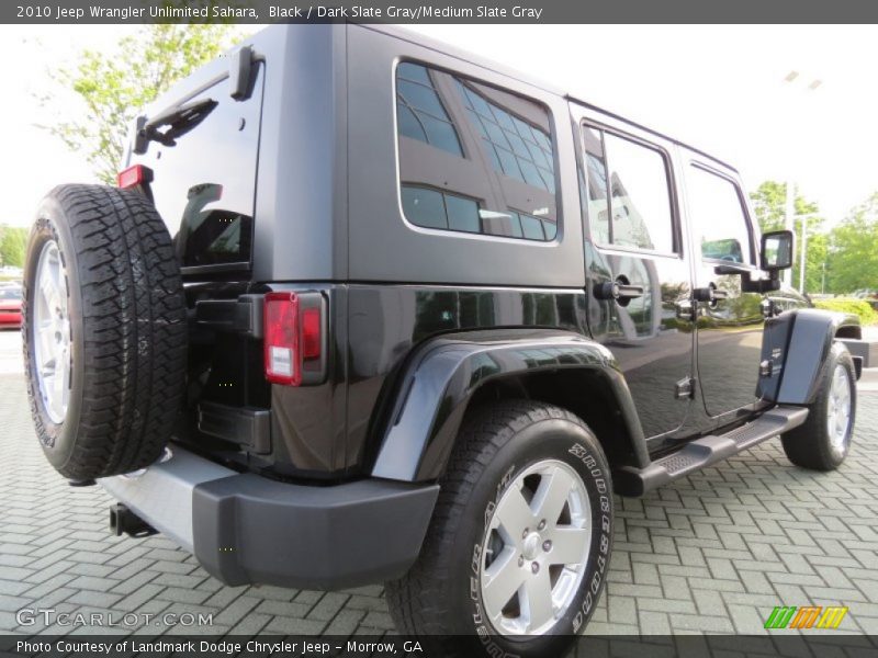 Black / Dark Slate Gray/Medium Slate Gray 2010 Jeep Wrangler Unlimited Sahara