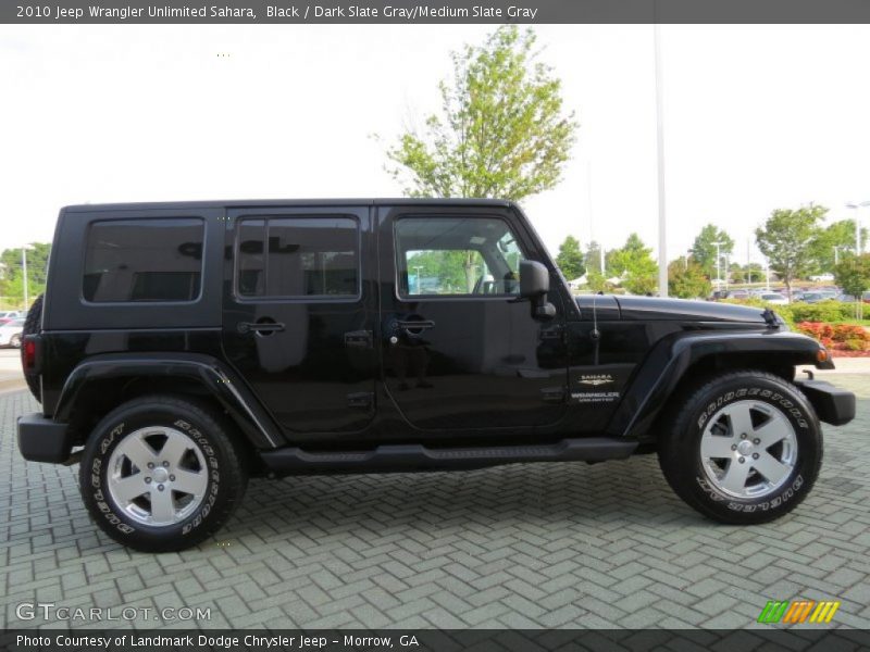 Black / Dark Slate Gray/Medium Slate Gray 2010 Jeep Wrangler Unlimited Sahara