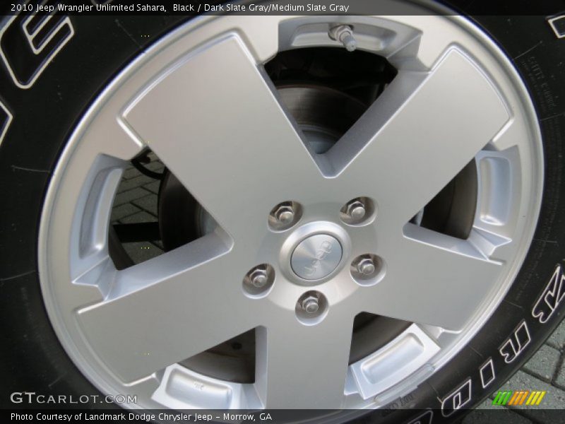 Black / Dark Slate Gray/Medium Slate Gray 2010 Jeep Wrangler Unlimited Sahara
