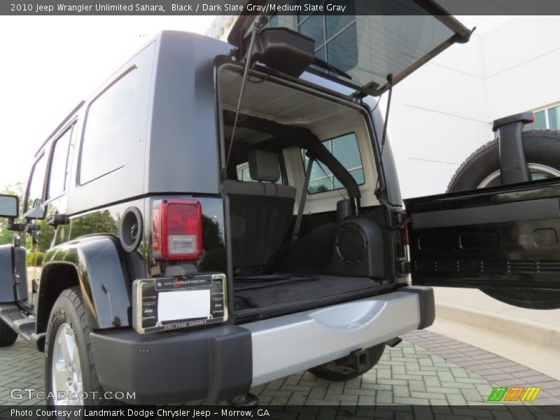 Black / Dark Slate Gray/Medium Slate Gray 2010 Jeep Wrangler Unlimited Sahara