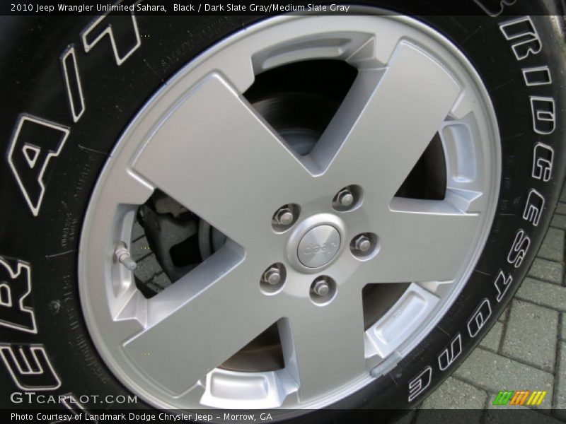Black / Dark Slate Gray/Medium Slate Gray 2010 Jeep Wrangler Unlimited Sahara