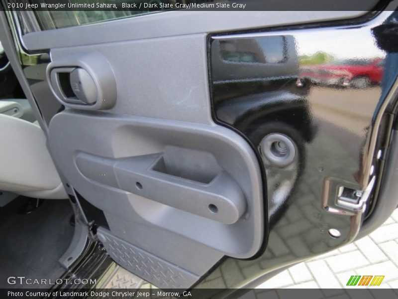 Black / Dark Slate Gray/Medium Slate Gray 2010 Jeep Wrangler Unlimited Sahara