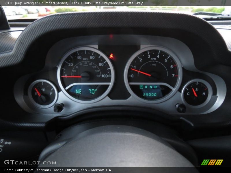 Black / Dark Slate Gray/Medium Slate Gray 2010 Jeep Wrangler Unlimited Sahara