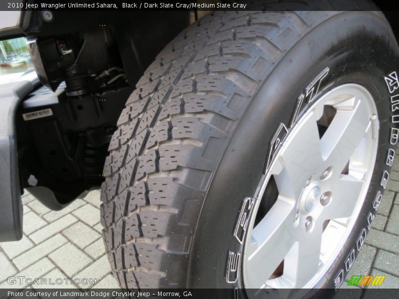 Black / Dark Slate Gray/Medium Slate Gray 2010 Jeep Wrangler Unlimited Sahara