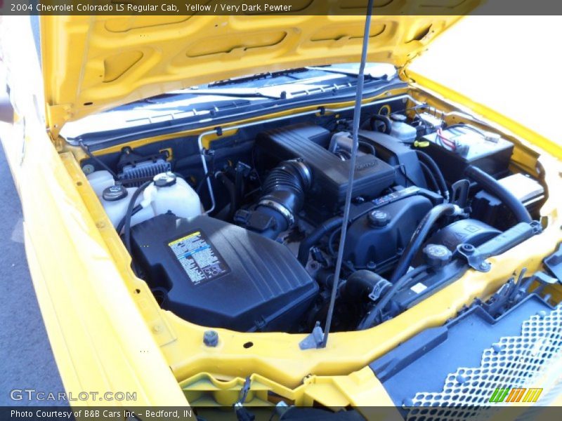 Yellow / Very Dark Pewter 2004 Chevrolet Colorado LS Regular Cab