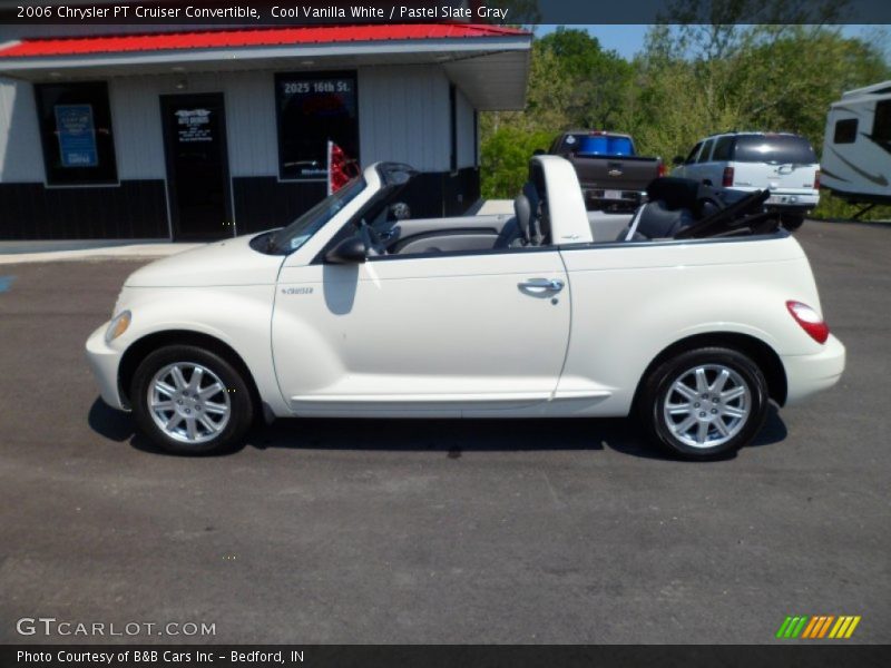 Cool Vanilla White / Pastel Slate Gray 2006 Chrysler PT Cruiser Convertible