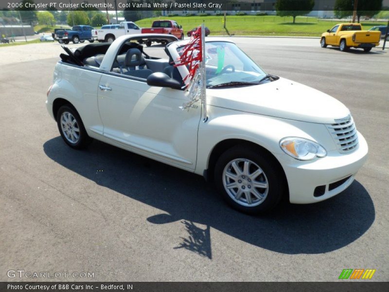 Cool Vanilla White / Pastel Slate Gray 2006 Chrysler PT Cruiser Convertible