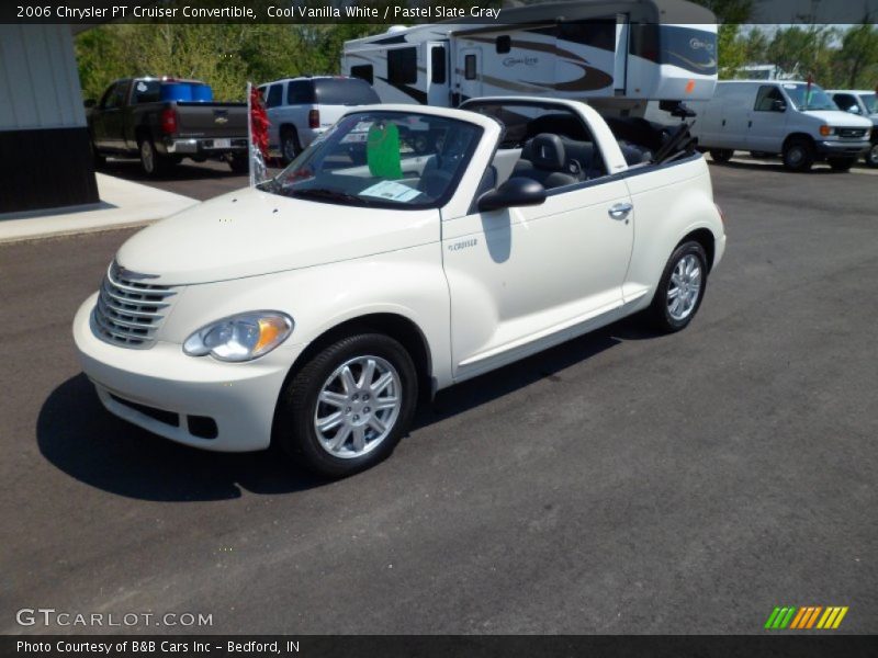 Cool Vanilla White / Pastel Slate Gray 2006 Chrysler PT Cruiser Convertible