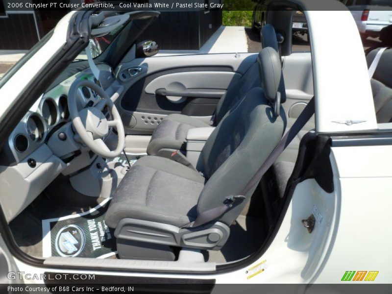 Cool Vanilla White / Pastel Slate Gray 2006 Chrysler PT Cruiser Convertible