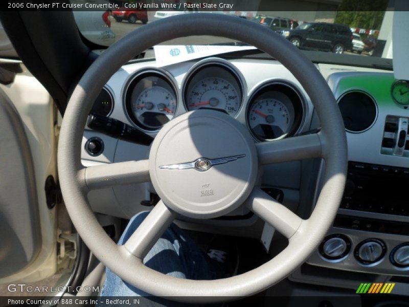 Cool Vanilla White / Pastel Slate Gray 2006 Chrysler PT Cruiser Convertible