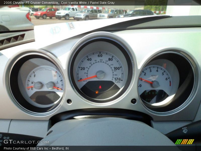 Cool Vanilla White / Pastel Slate Gray 2006 Chrysler PT Cruiser Convertible