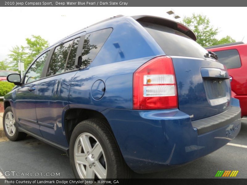 Deep Water Blue Pearl / Dark Slate Gray 2010 Jeep Compass Sport