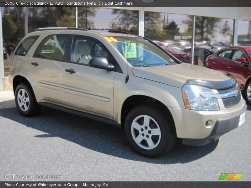 Sandstone Metallic / Light Cashmere 2006 Chevrolet Equinox LS AWD
