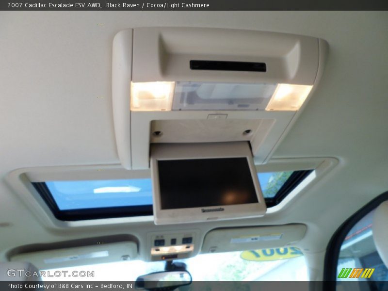 Black Raven / Cocoa/Light Cashmere 2007 Cadillac Escalade ESV AWD
