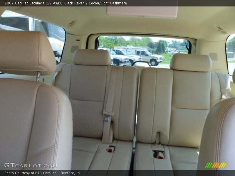 Black Raven / Cocoa/Light Cashmere 2007 Cadillac Escalade ESV AWD