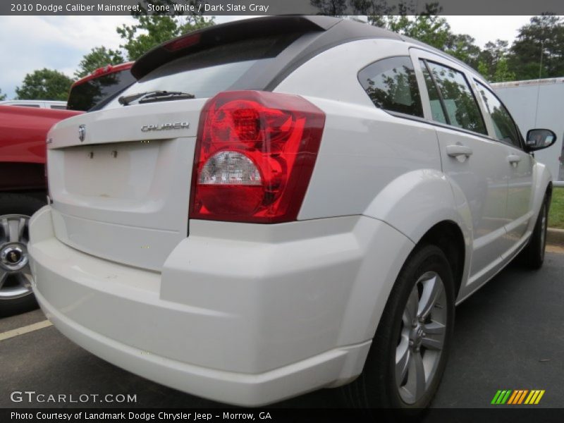 Stone White / Dark Slate Gray 2010 Dodge Caliber Mainstreet