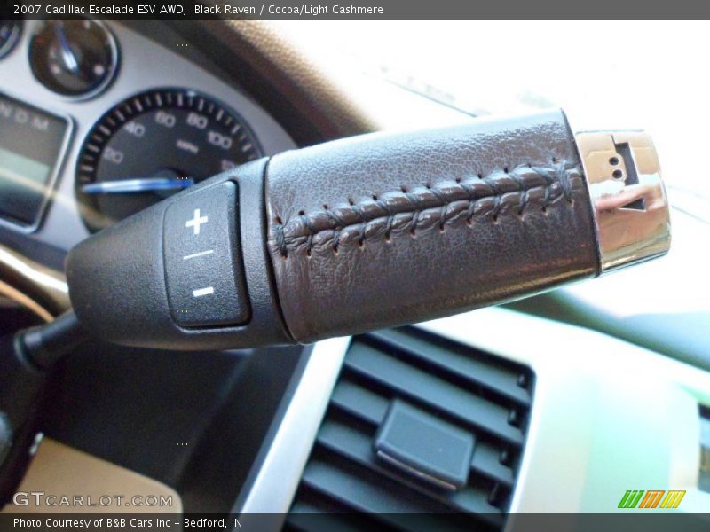 Black Raven / Cocoa/Light Cashmere 2007 Cadillac Escalade ESV AWD
