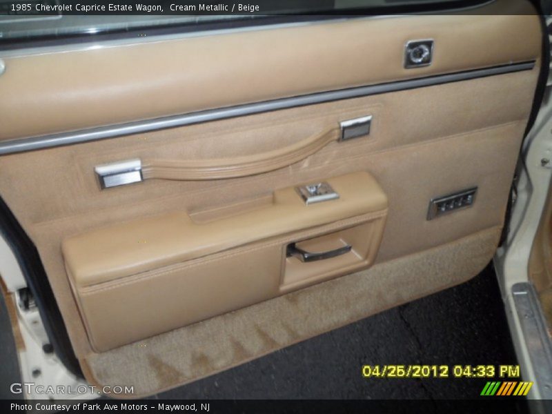 Cream Metallic / Beige 1985 Chevrolet Caprice Estate Wagon