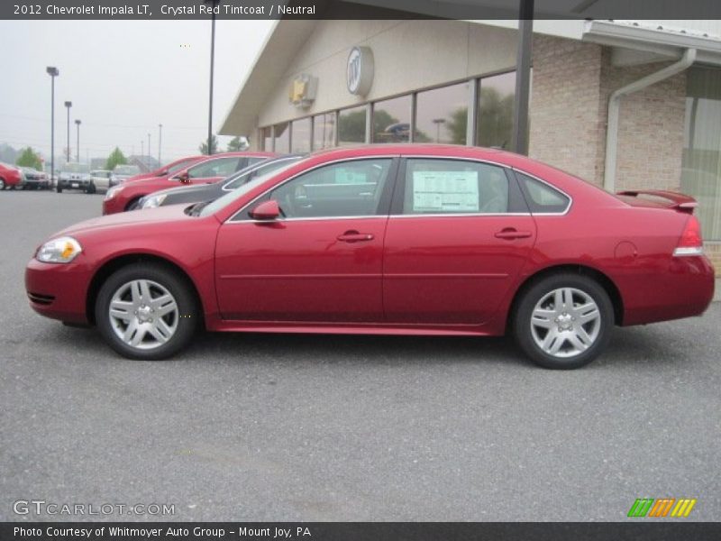 Crystal Red Tintcoat / Neutral 2012 Chevrolet Impala LT