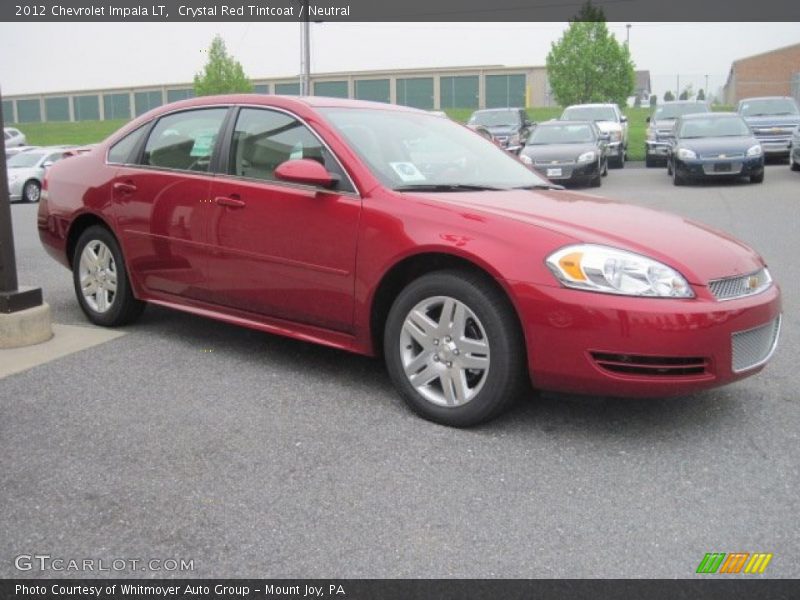 Crystal Red Tintcoat / Neutral 2012 Chevrolet Impala LT