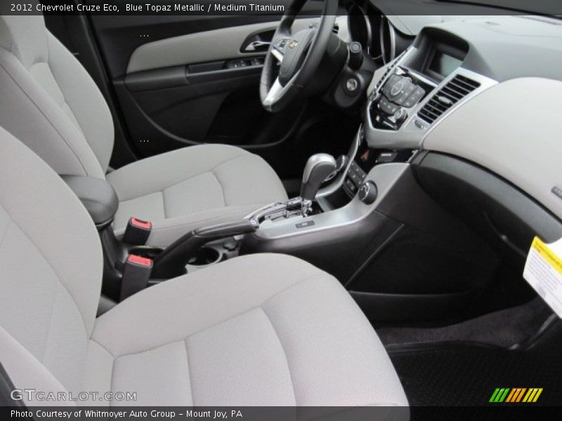Blue Topaz Metallic / Medium Titanium 2012 Chevrolet Cruze Eco