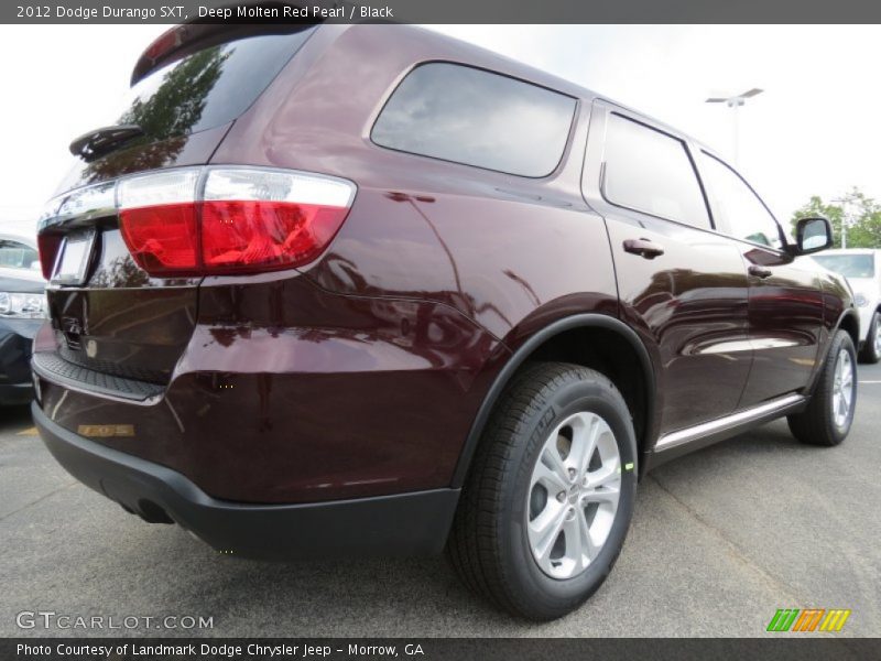 Deep Molten Red Pearl / Black 2012 Dodge Durango SXT
