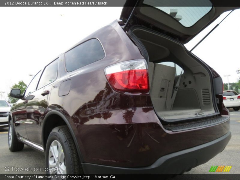 Deep Molten Red Pearl / Black 2012 Dodge Durango SXT