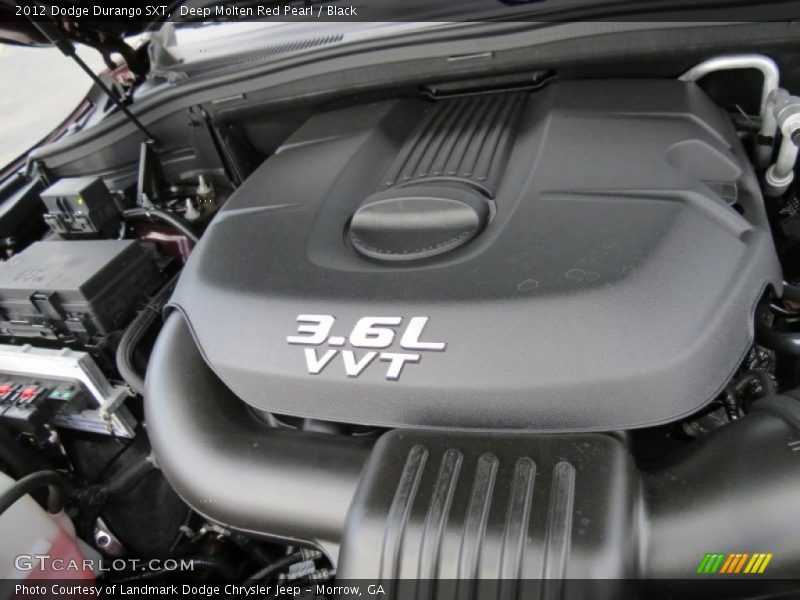 Deep Molten Red Pearl / Black 2012 Dodge Durango SXT