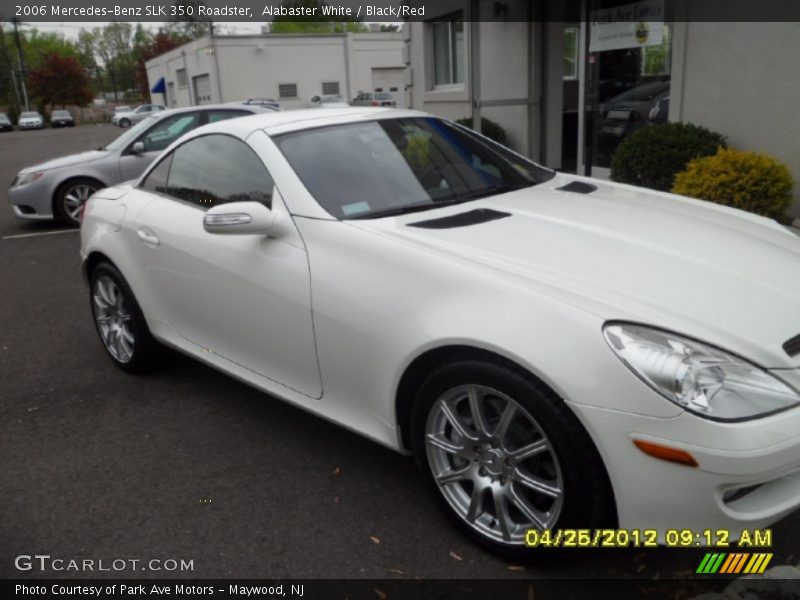 Alabaster White / Black/Red 2006 Mercedes-Benz SLK 350 Roadster