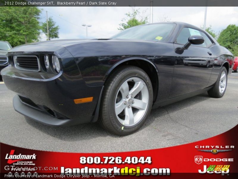 Blackberry Pearl / Dark Slate Gray 2012 Dodge Challenger SXT