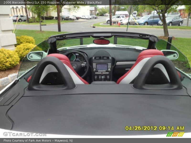 Alabaster White / Black/Red 2006 Mercedes-Benz SLK 350 Roadster