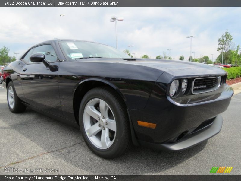 Blackberry Pearl / Dark Slate Gray 2012 Dodge Challenger SXT