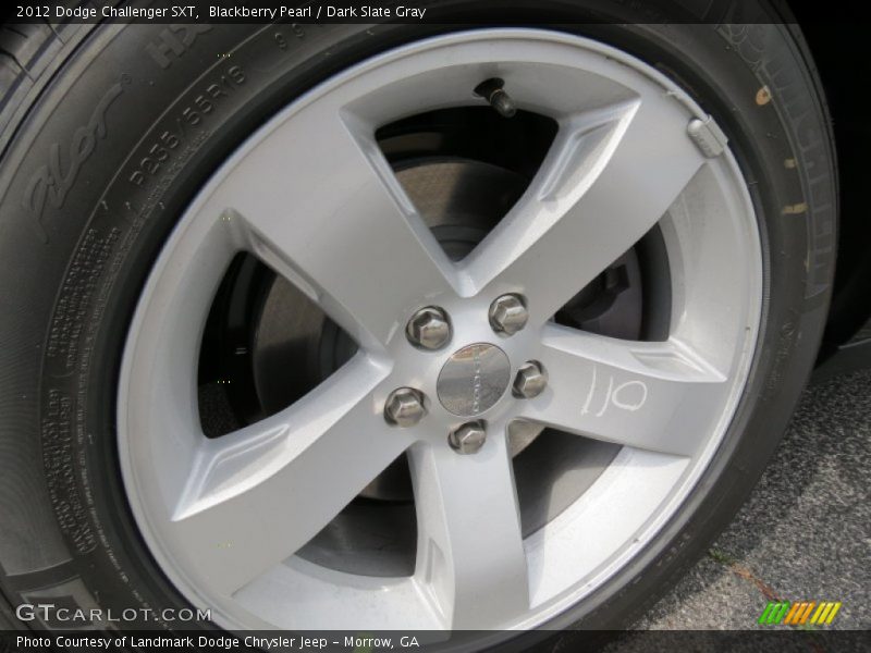 Blackberry Pearl / Dark Slate Gray 2012 Dodge Challenger SXT