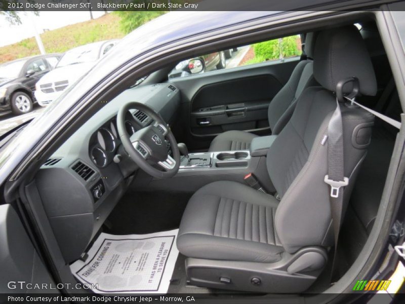 Blackberry Pearl / Dark Slate Gray 2012 Dodge Challenger SXT